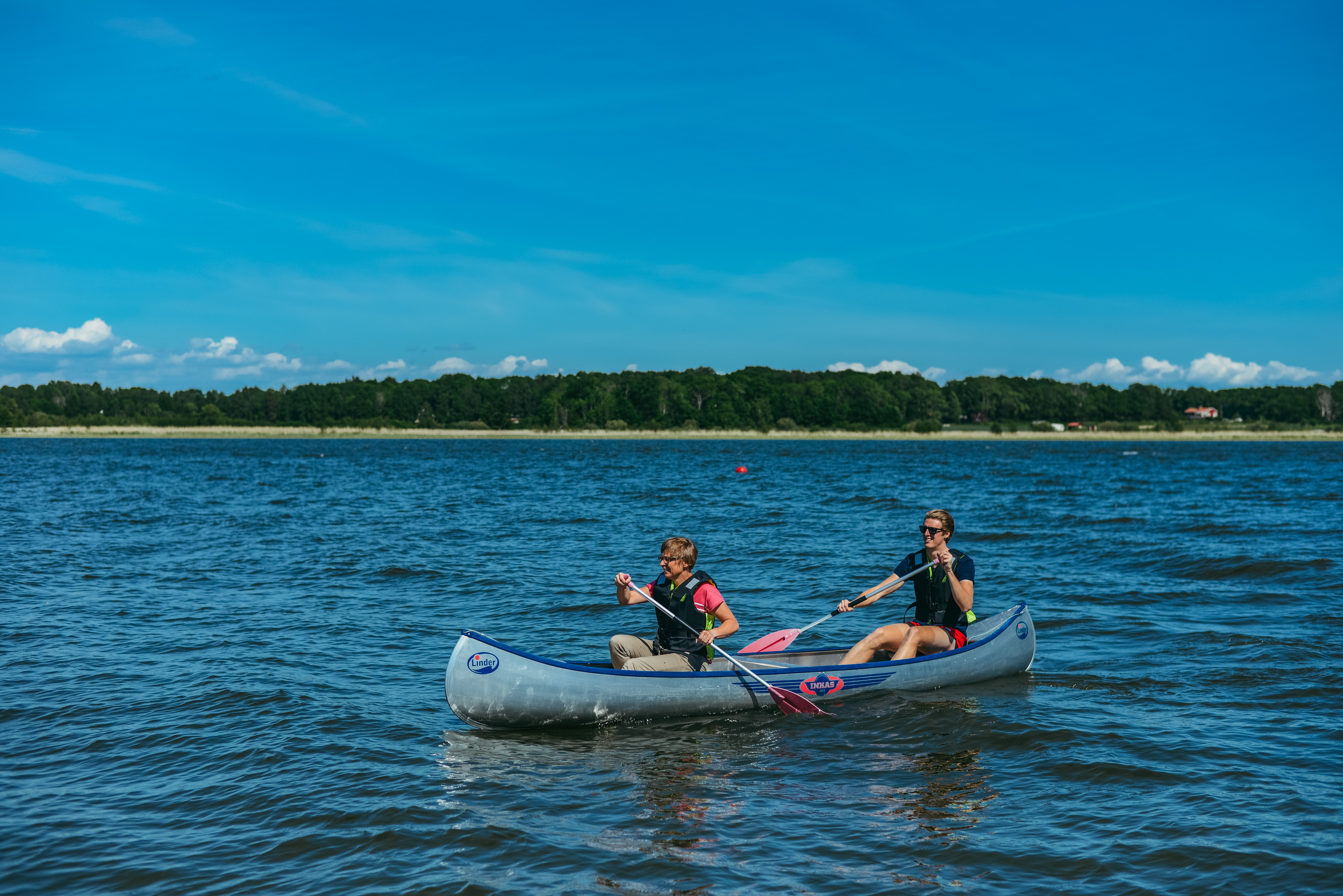 Canoes on Mälaren