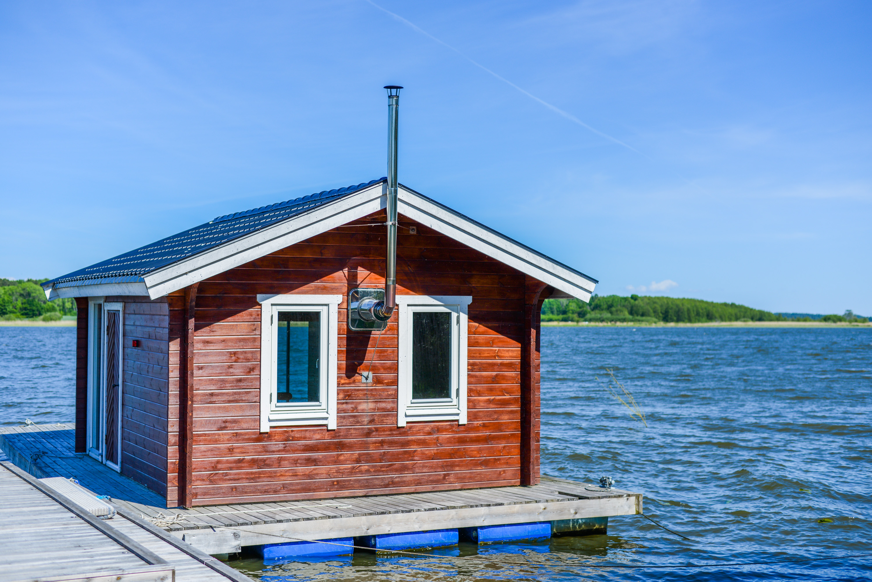 The sauna raft